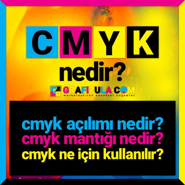 cmyk nedir, cmyk açılımı nedir, nerelerde kullanılır, nasıl çalışır