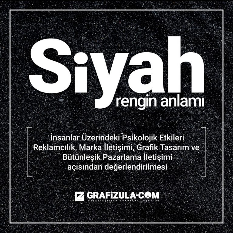 siyah rengin anlamı ve insanlar üzerindeki etkileri