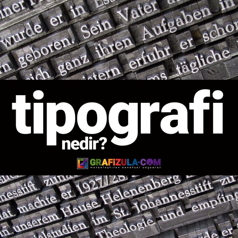 tipografi nedir, nerelerde kullanılır